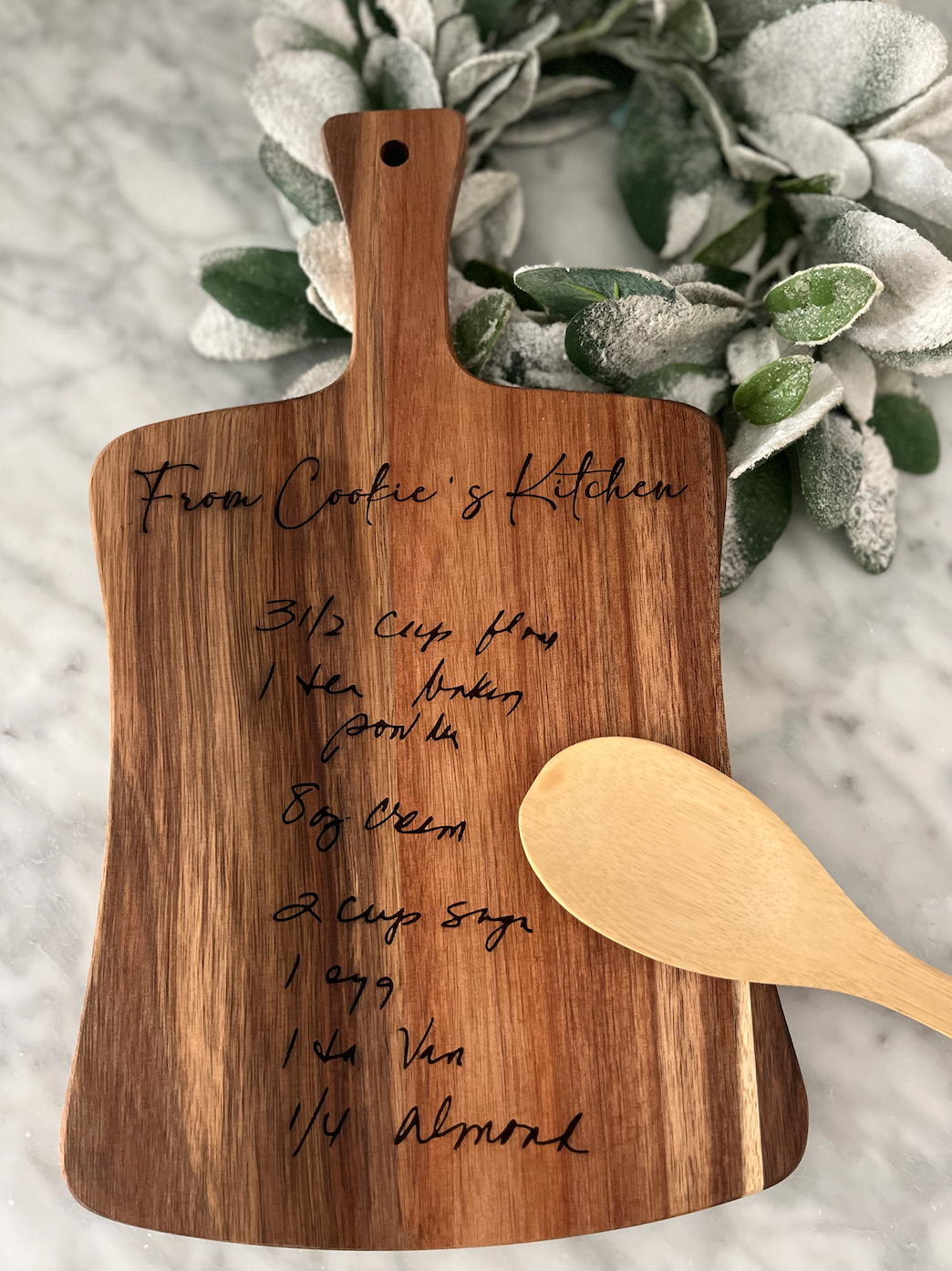 Handwritten Recipe Cutting Board, Personalized Cutting Boards, Engraved Cutting Board With Recipe, Family Recipe Cutting Board handwriting